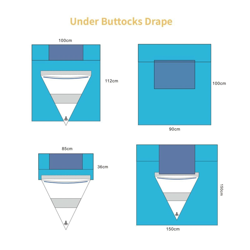 Disposable Sterile Surgical Pack Angiography Drape