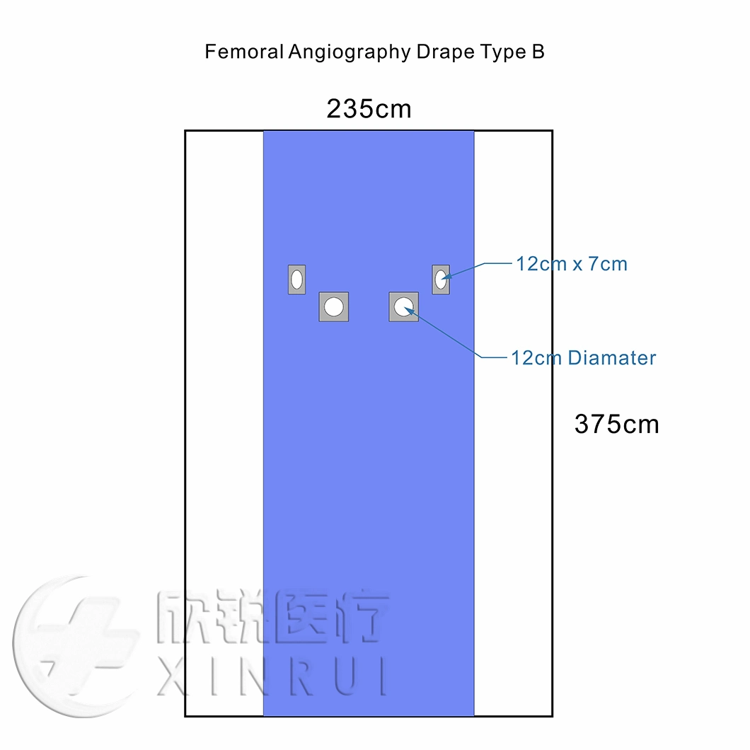 Sterile Femoral Angiography Drape Type B