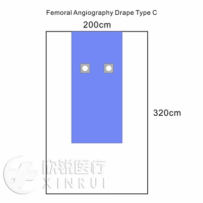 Campo Estéril para Angiografia Femoral Tipo C